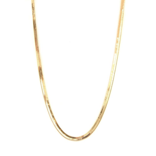 CHOKER FITA 3MM 35CM + 10CM - OURO